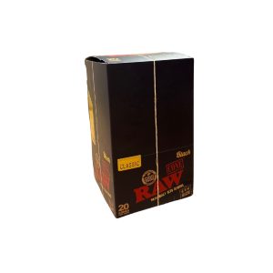 Raw Black 1 1/4 Cones 20pk 12ct