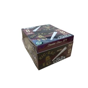 Zig-Zag 70's Size Ultra Thin Mini Cones 8pk 18ct