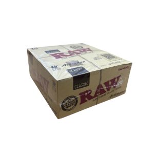 Raw Artesano Classic King Size Slim Rolling Papers + Tray + Tips 15ct