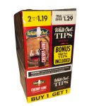 White Owl Cigarillos Dual Pack $1.19 Cherry Wine + $1.29 Tips Cherry