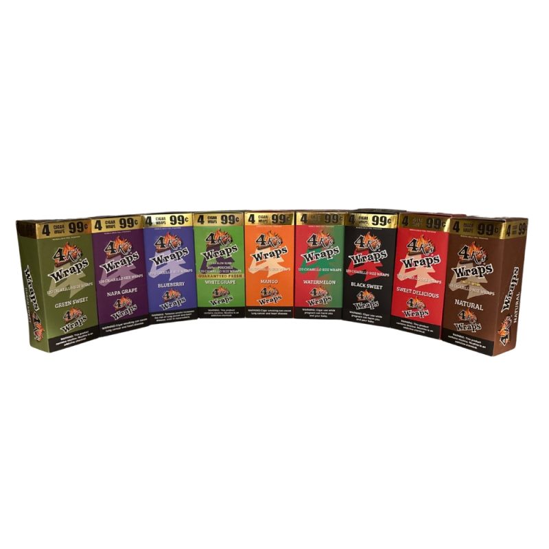 4K's Cigarillos Wraps 4/$0.99 30ct