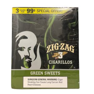 Zig-Zag Green Sweets Cigarillos 3/$0.99 15ct
