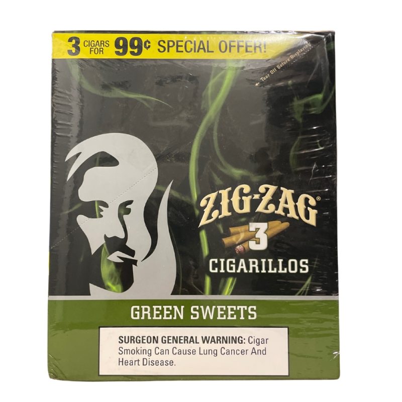 Zig-Zag Green Sweets Cigarillos 3/$0.99 15ct