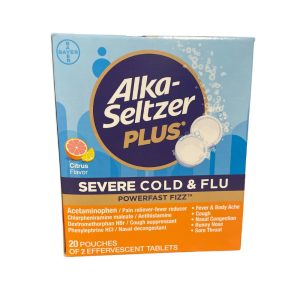 Alka-Seltzer Plus Citrus Aspirin Tablets 2pk 20ct