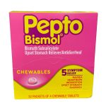 Pepto Bismol Chewable Tablets 4pk 32ct