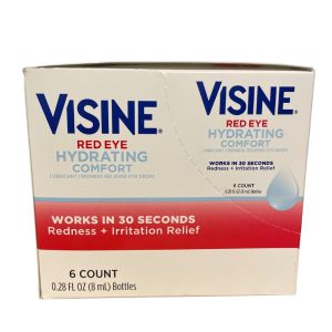Visine Eye Drops 8mL 6ct