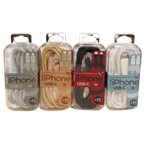 Xpress Gear Type-C to iPhone Charger Cable 6ct