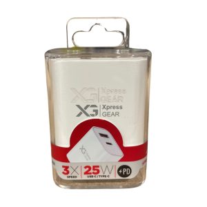 Xpress Gear Dual Home Charger USB A+C 6ct