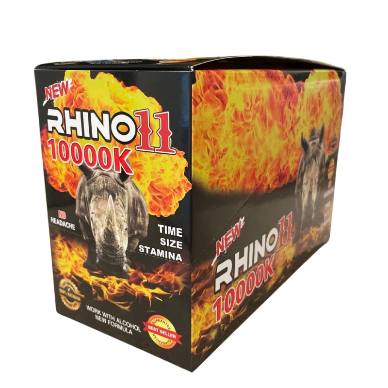 Rhino 11 10000K Male Enhancement Pills 1pk 24ct
