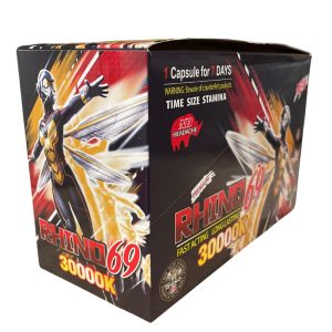 Rhino 69 30000K Male Enhancement Pills: Wasp 2pk 24ct