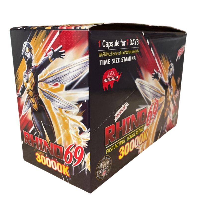 Rhino 69 30000K Male Enhancement Pills: Wasp 2pk 24ct