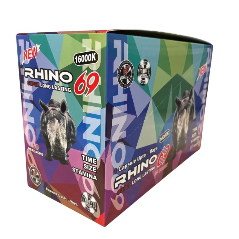 Rhino 69 1600K Male Enhancement Pills 2pk 24ct