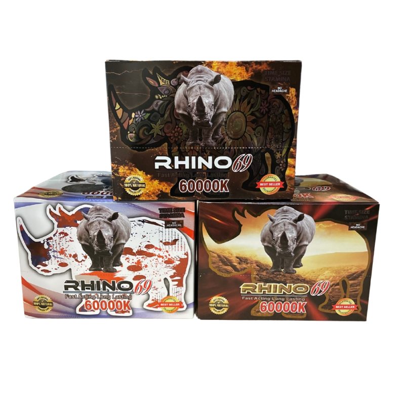 Rhino 69 60000K Male Enhancement Pills 2pk 24ct