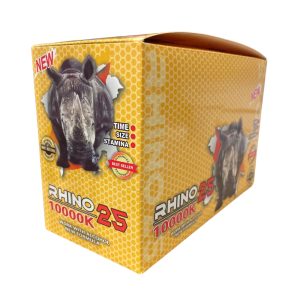 Rhino 25 10000K Male Enhancement Pills 1pk 24ct