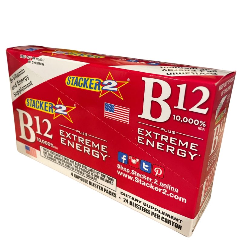 Stacker B12 Energy Supplement 4pk 24ct