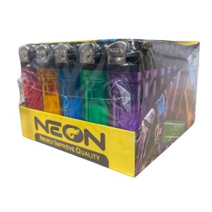 Neon Clear Tinted Lighters 50ct