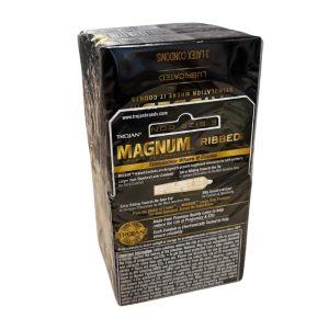 Trojan Magnum Ribbed 3pk 6ct