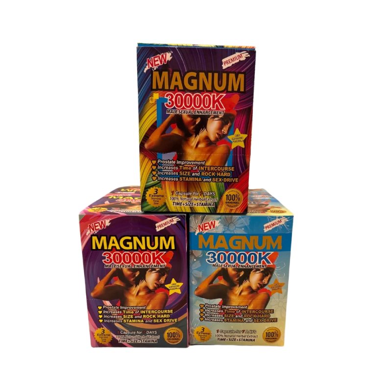 Magnum 30000K Male Enhancement Pills 1 pk 24ct