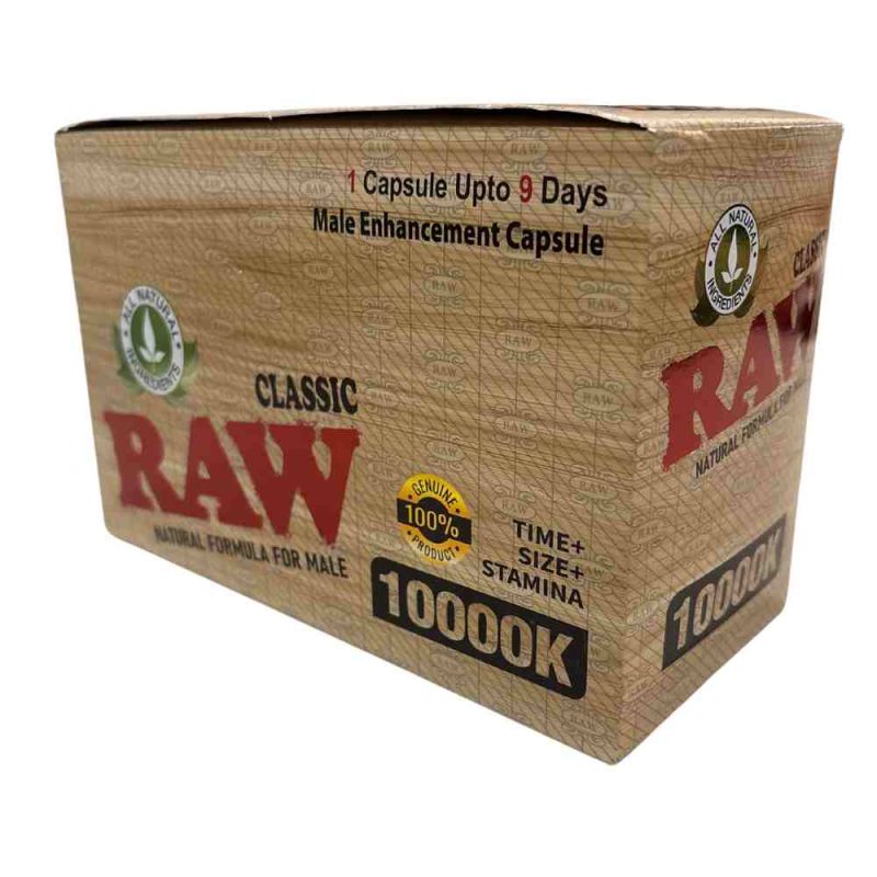 Raw Classic 10000K Male Enhancement Pills 24ct