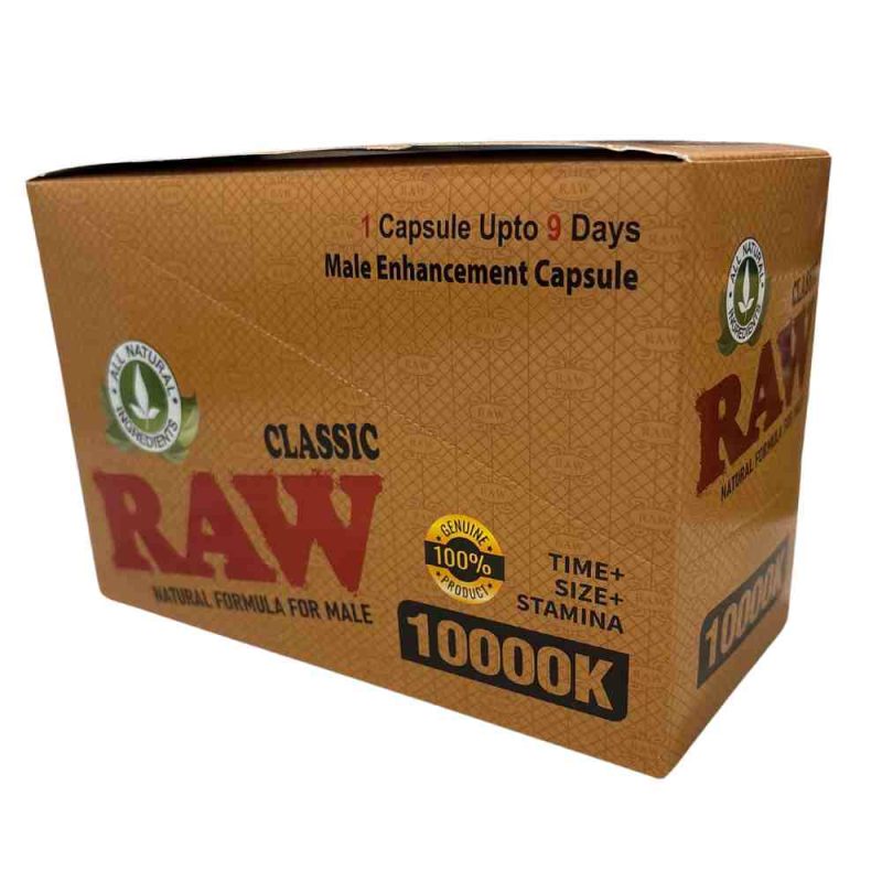 Raw Classic 10000K Male Enhancement Pills 24ct