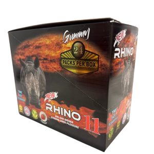 Rhino 11 Strawberry Gummy Male Enhancement Gummies 24ct