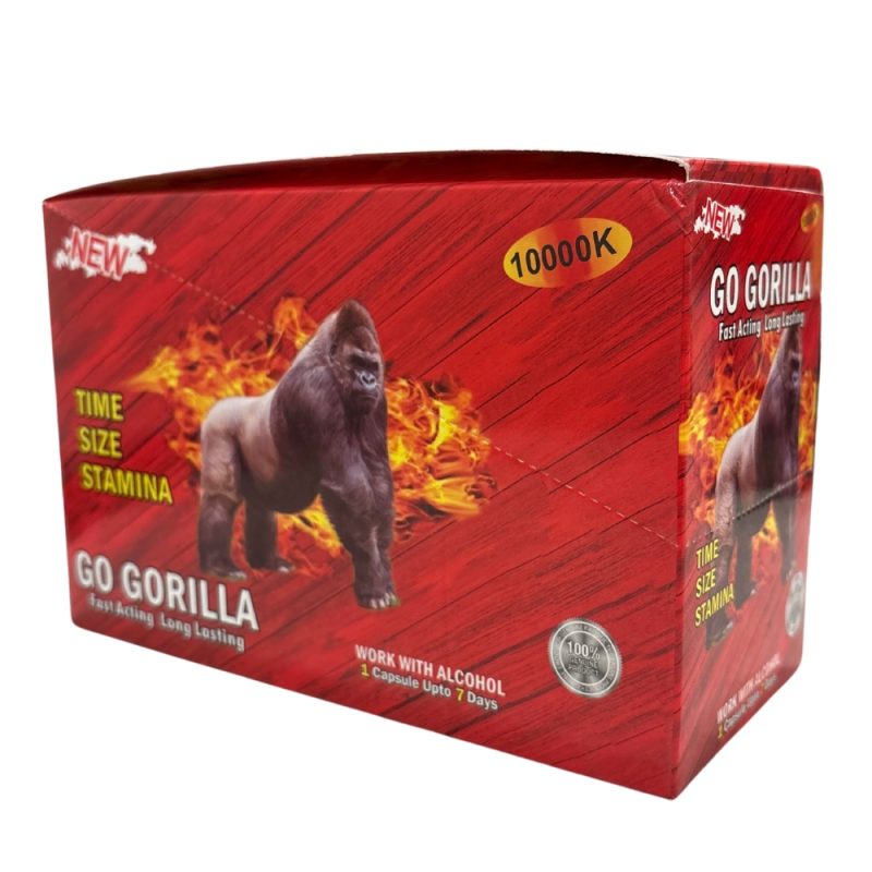Go Gorilla 10000K Male Enhancement Pills 24ct