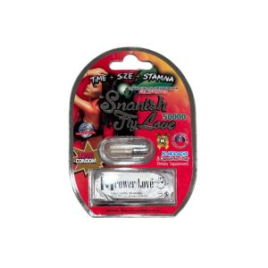 Spainish Fly Love 50000 Male Enhancement Pills and Condom 24ct