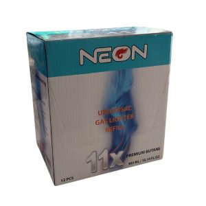 Neon 11x Universal Gas Lighter Refill 12ct