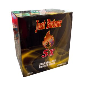 Just Butane 5x Universal Gas Lighter Refill 12ct