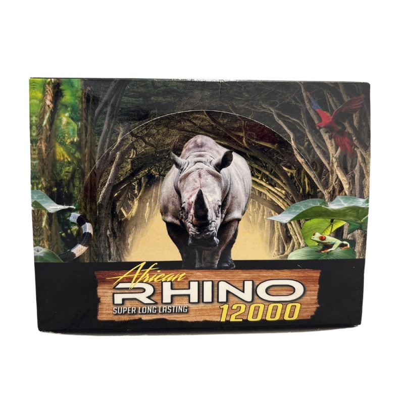 African Rhino 12000K Male Enhancement Bottles 12ct