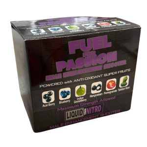 Fuel For Passion Male Enhancement Bottles Liquid Herbal Nitro 12ct